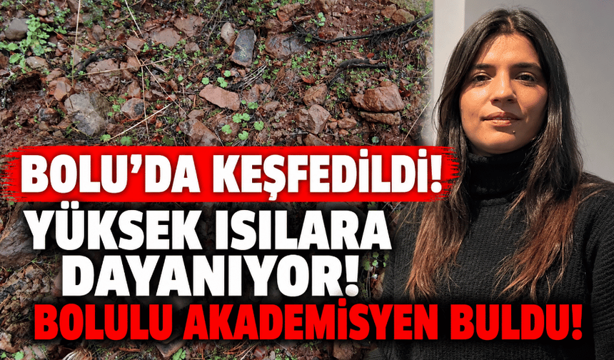 Bolu’da keşfedilen hammadde, farklı sektörlerde kullanılabilecek