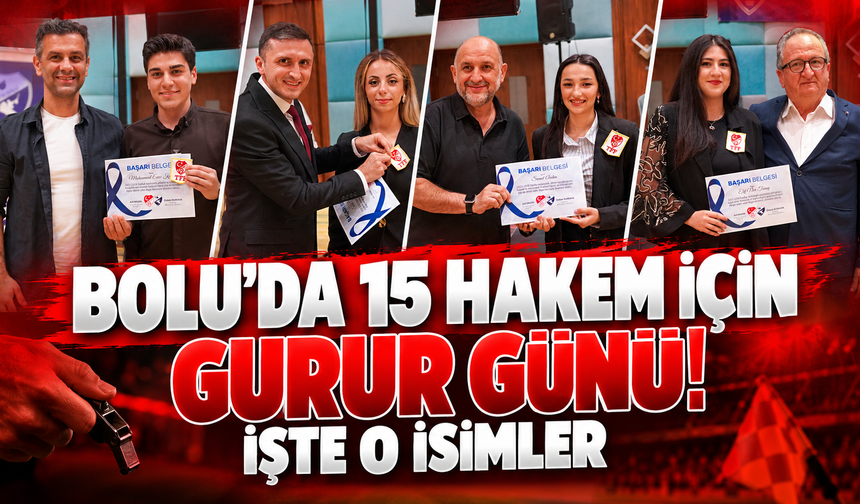 Türk futbolunun hakem kadrosuna 15 yeni isim!