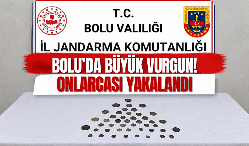 Bolu’da kaçak tarihi eser satmaya çalışan 2 kişi yakalandı