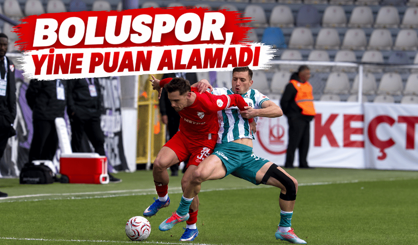 Boluspor, Iğdır deplasmanından puansız döndü: 1-0