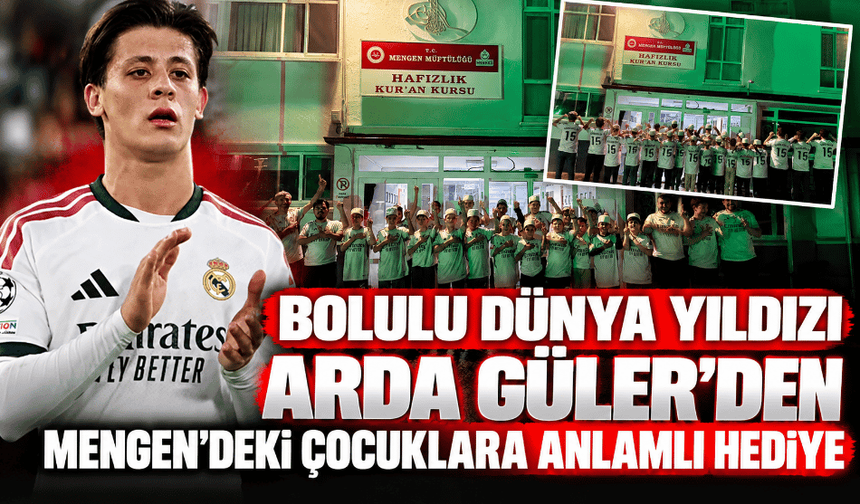 Dünya yıldızı Arda Güler’den büyük jest