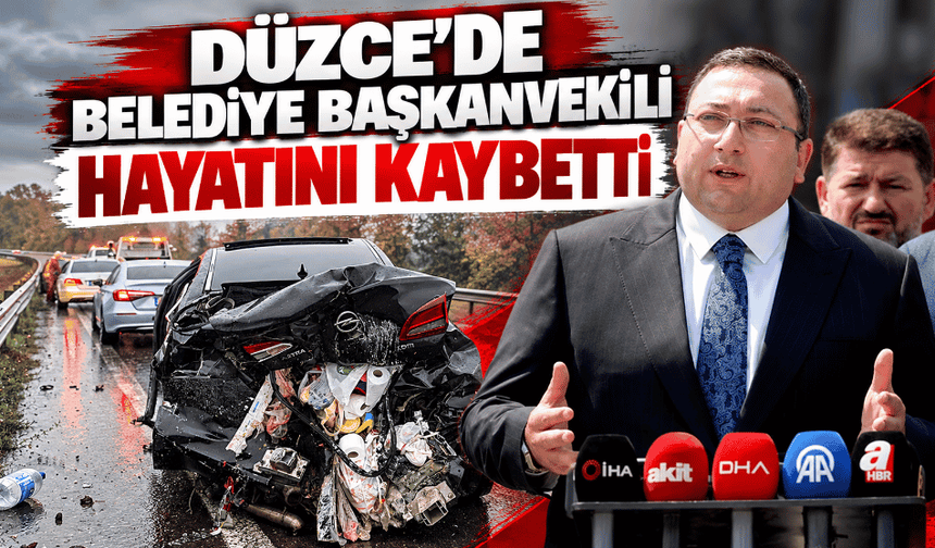 Düzce’de feci kaza, Belediye Başkanvekili hayatını kaybetti