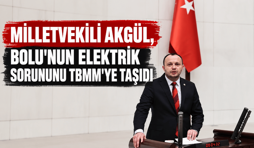 Bolu'daki elektrik sorunu, TBMM'ye taşındı!