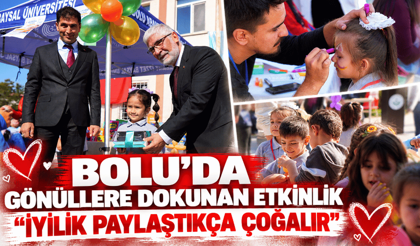 İyilik hareketi miniklerin yüzünü güldürdü