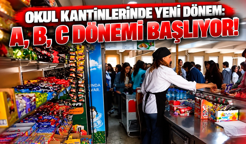 Okul Kantinlerinde Yeni Dönem:A, B, C Dönemi Başlıyor!