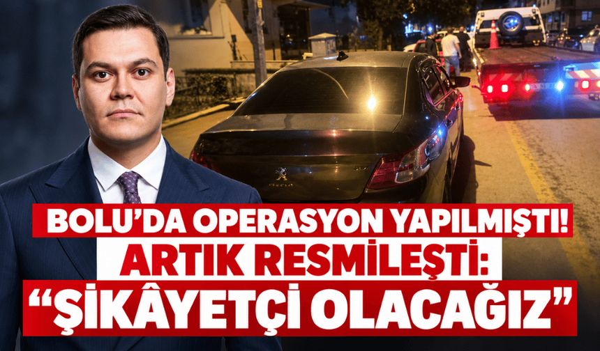 Bolu’da operasyon yapılan Martı TAG resmileşti!