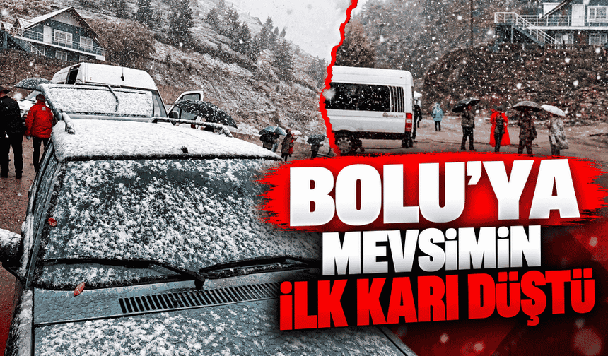 Mevsimin ilk karı düştü: Zirve beyaza büründü