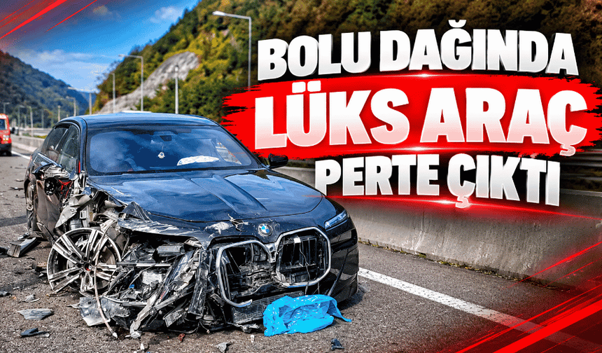 Milyonluk araç perte çıktı 1 yaralı