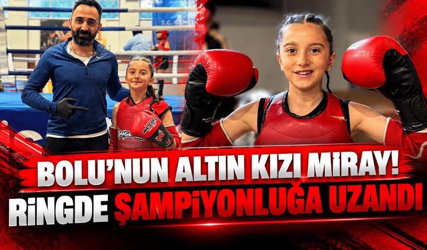 Minik sporcu ringde tarih yazdı! Cumhuriyet Kupası'nda altın madalya
