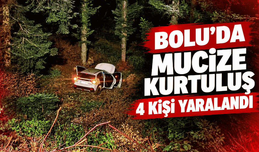 Mucize kurtuluş 4 kişi yaralandı