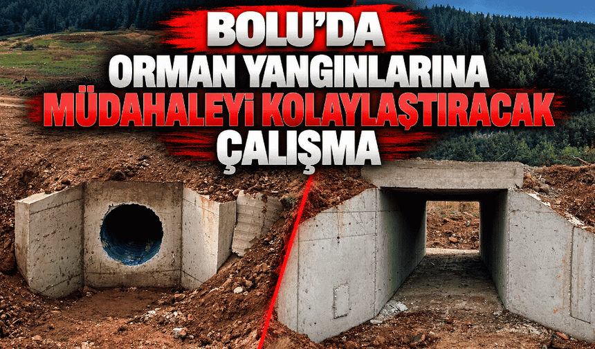 Orman yangınlarına müdahaleyi kolaylaştıracak çalışma