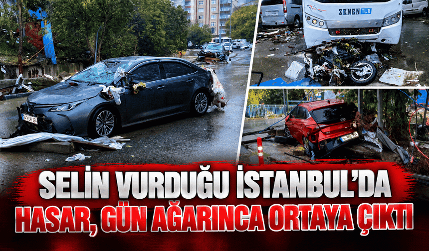 Selin vurduğu İstanbul’da hasar, gün ağarınca ortaya çıktı