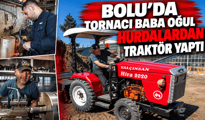 Tornacı baba oğul hurdalara can verdi
