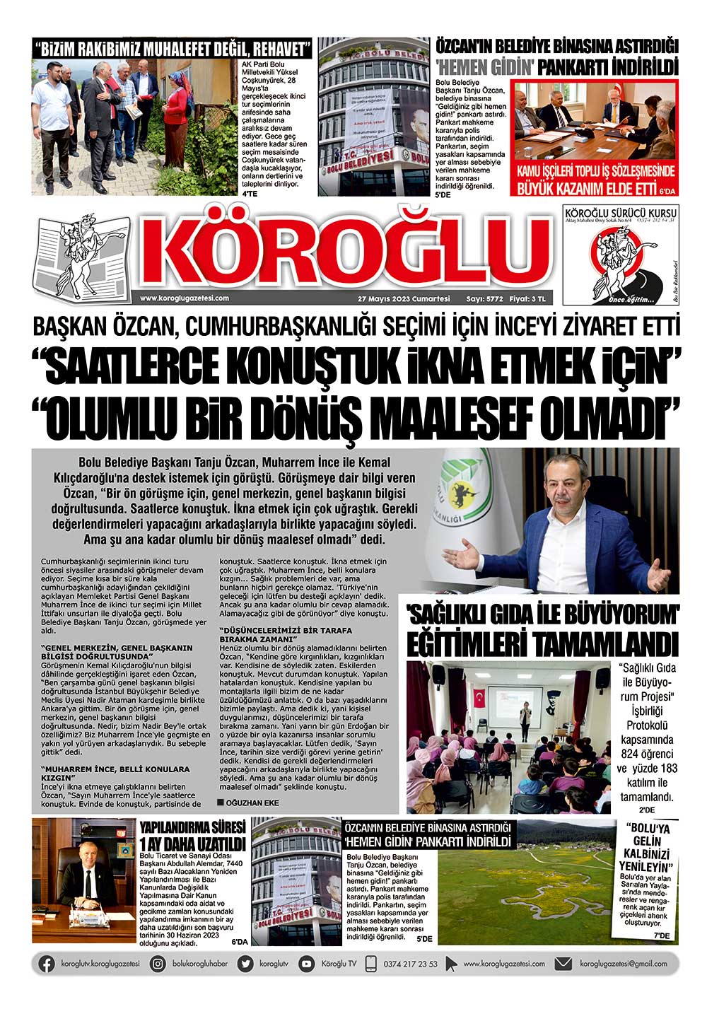 Köroğlu Gazetesi (27.05.2023)
