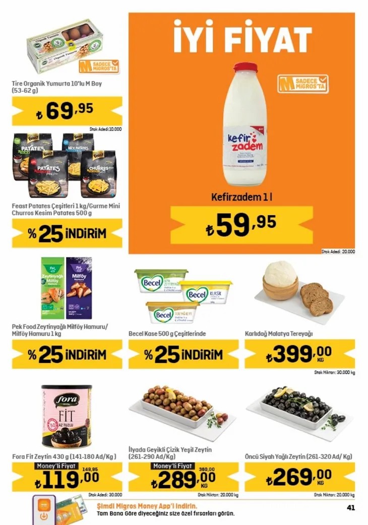 0X0 Migros 4 Mayis Indirim Katalogu Yayinladi 25Kg Baldo Pirinc 13400 Tl Tekirdag Kofte 13595 Tl 5Gk Un 6895 Tl Tu 1714810532825