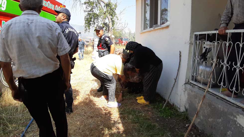 Tarla Yandı, Vatandaş Bayıldı (2)