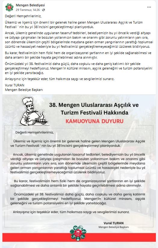 Mengen Belediyesi Festival