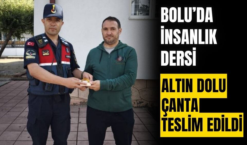 Bolu’da nişan magneti sayesinde 205 bin liralık çanta sahibine teslim edildi