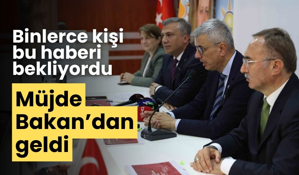 Bolu binlerce kişi bu haberi bekliyordu müjde Bakan’dan geldi