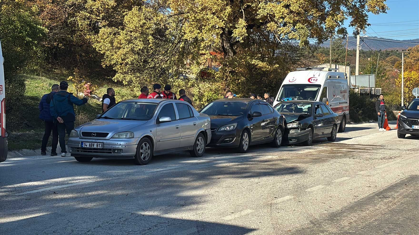 Bolu zincirleme trafik kazası