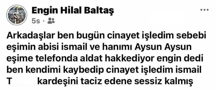 Cinayet Gönderisi