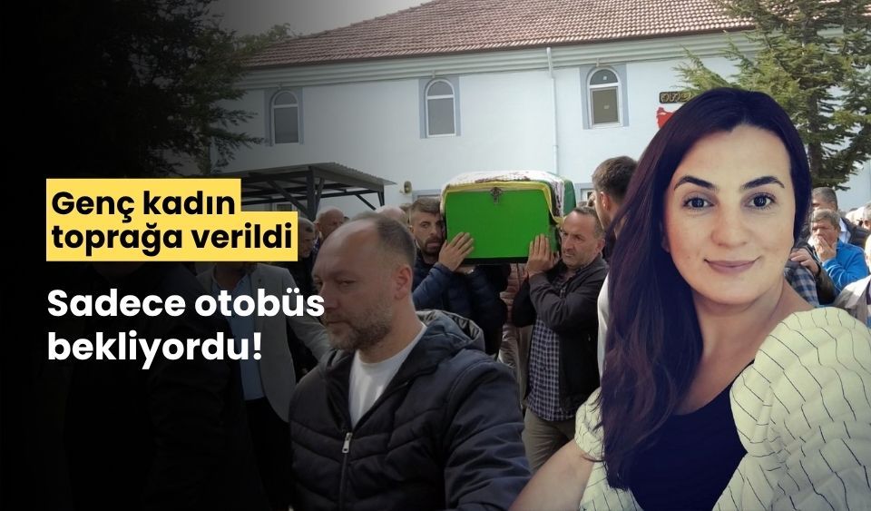 Genç kadın, gözyaşlarıyla toprağa verildi