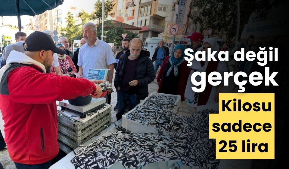 Şaka değil gerçek kilosu sadece 25 lira