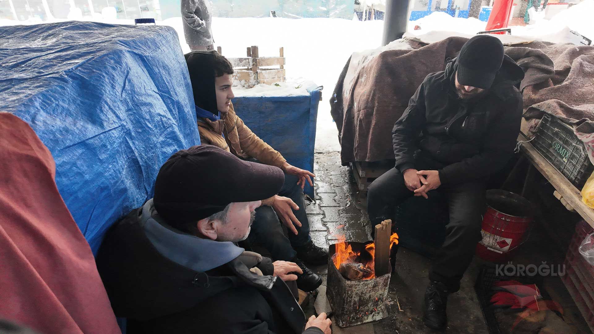 Bolu Pazarı Kar Nedeniyle Boş Kaldı (5)