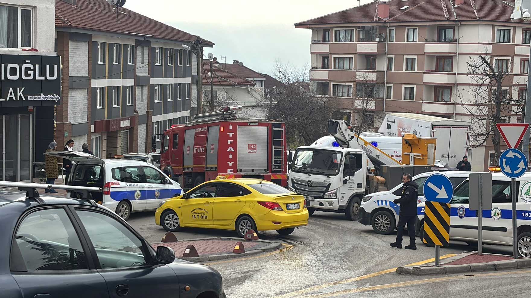 Bolu Yangın Paniği (2)
