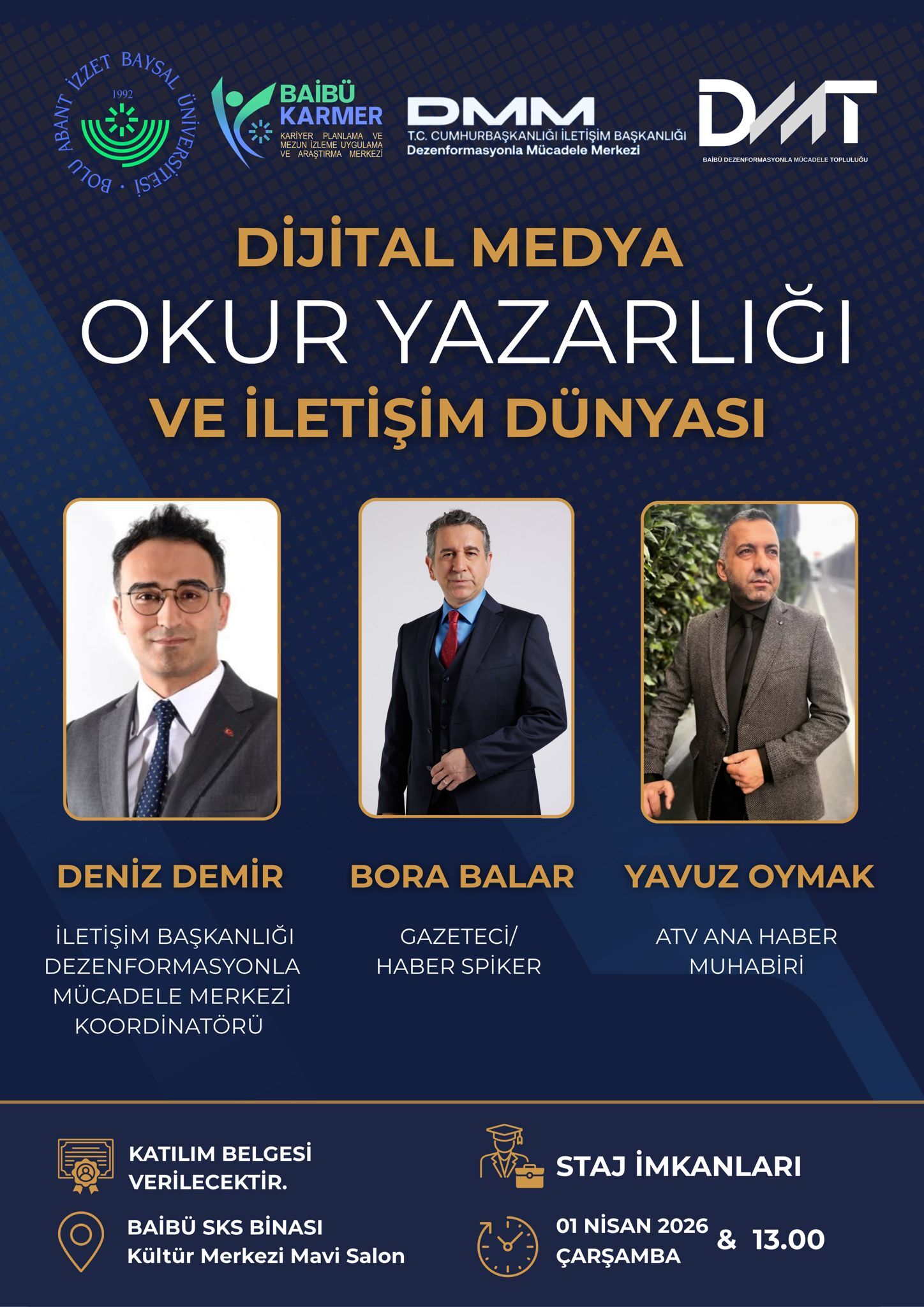 Bai̇bü’de Dijital Medya Okuryazarlığı Ve İletişim Dünyası Paneli Düzenlenecek