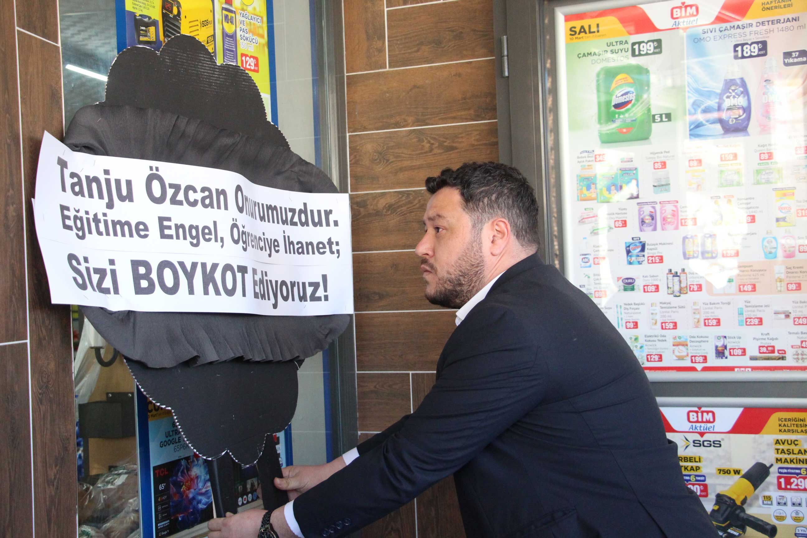 Bolu Chp Marketlere Siyah Çelenk (2)
