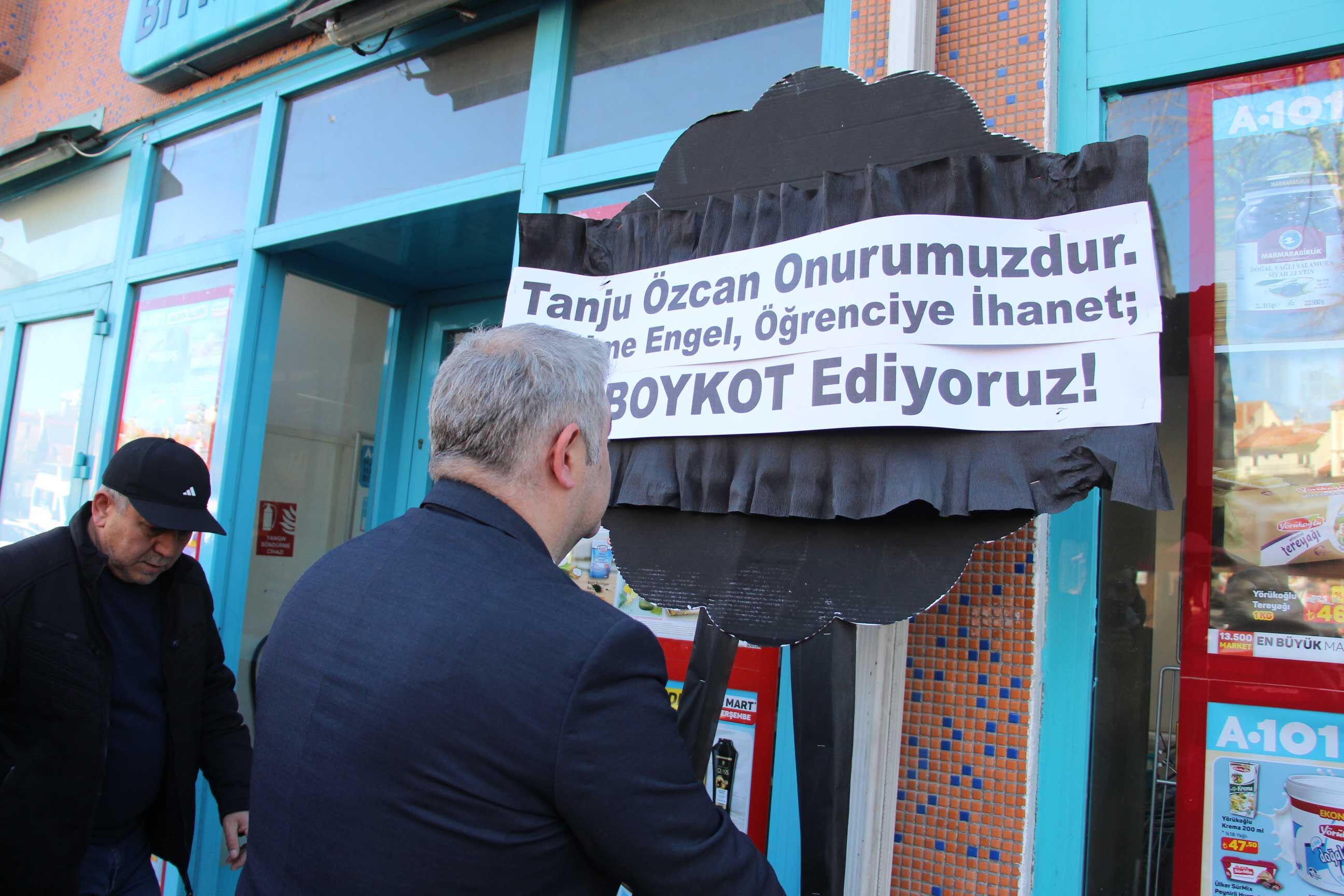 Bolu Chp Marketlere Siyah Çelenk (5)