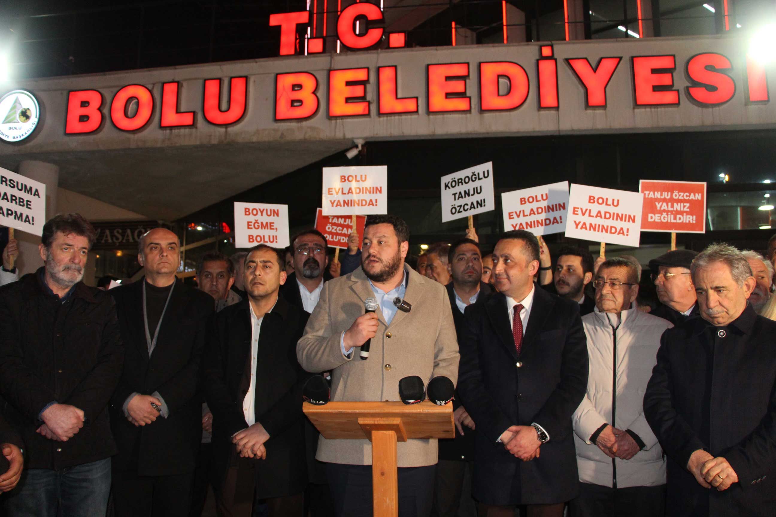 Tahsin Mert Karagöz, Bolu Belediyesi Önünde Açıklama (2)