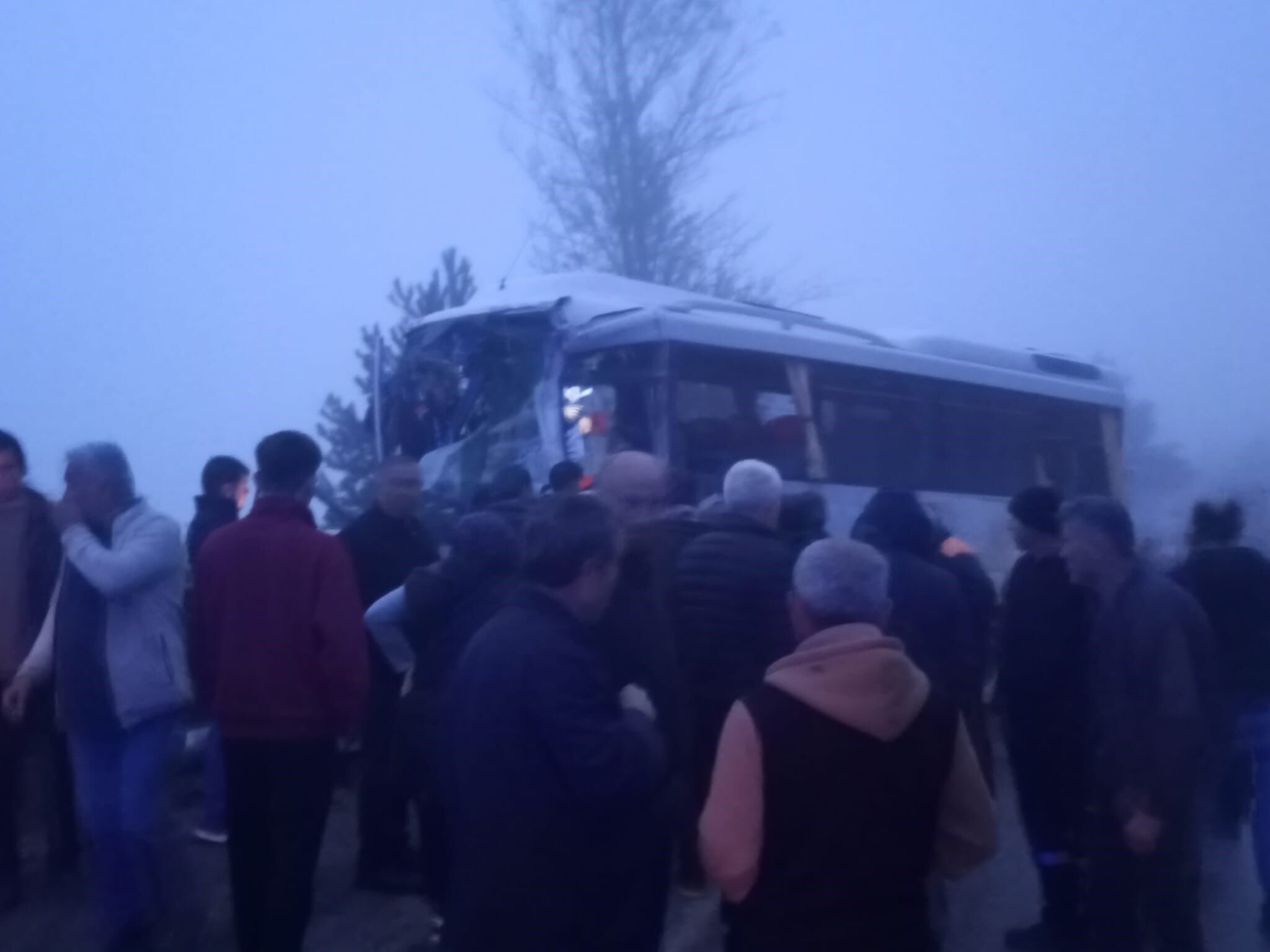 Bolu Midibüs Tır Kaza (3)