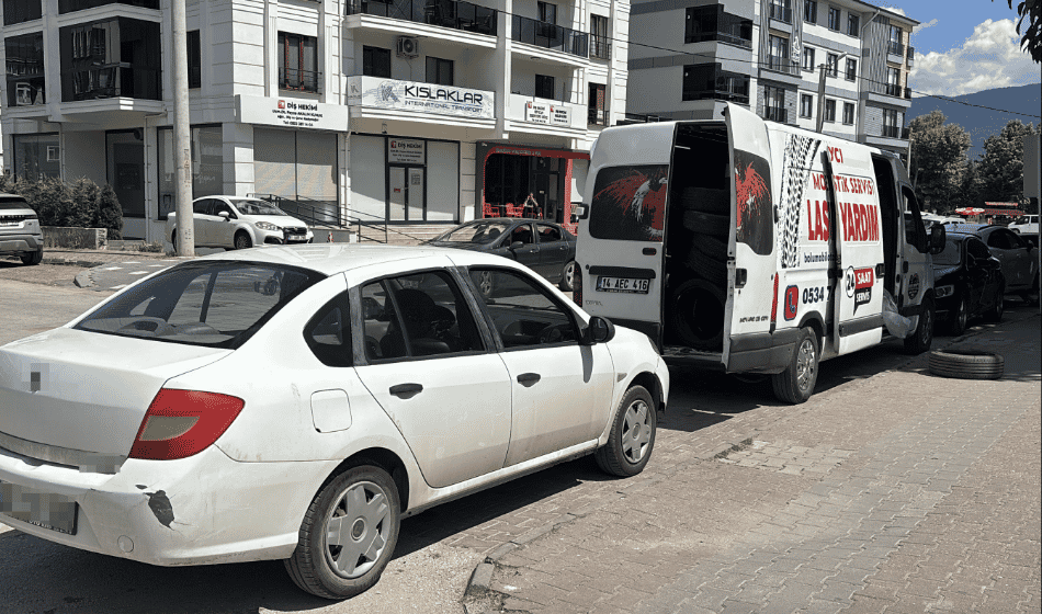 Bolu Migros Kapana Yakalanan Araçlar2