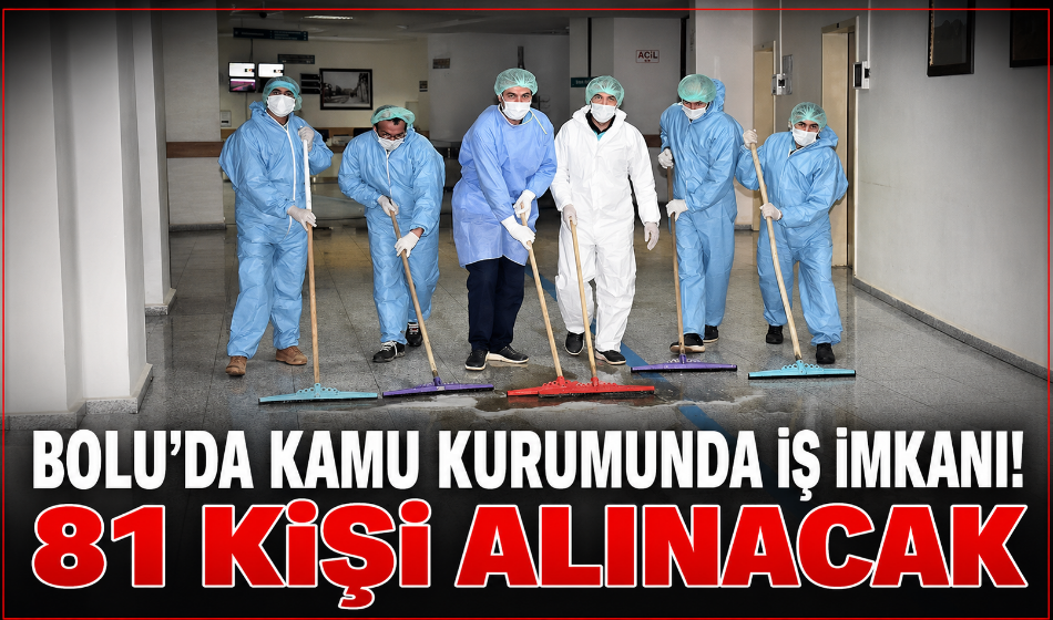 Bolu İl Millî Eğitim Müdürlüğü 81 kişilik iş gücü programı açtı