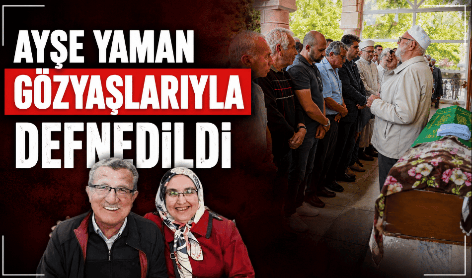 55 yıllık hayat arkadaşını son yolculuğuna uğurladı