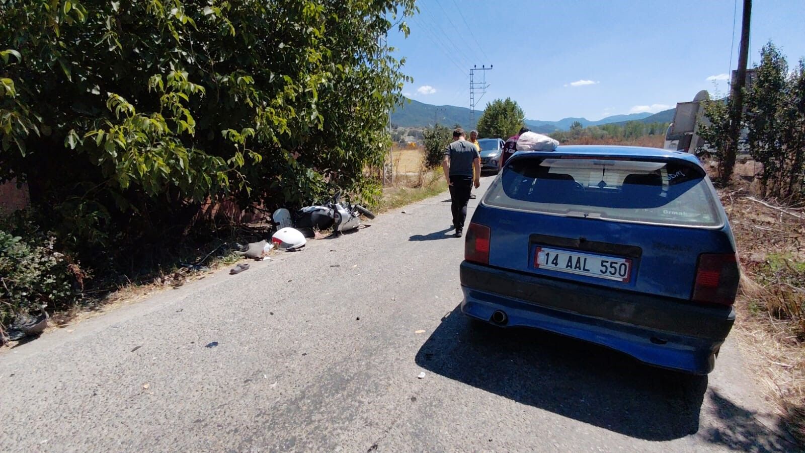 Bolu, Motosiklet Otomobil Kaza (7)