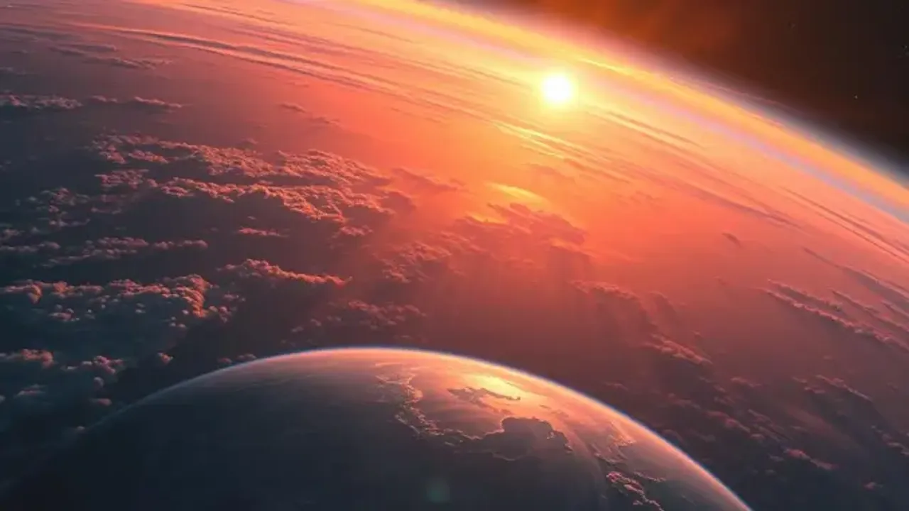 Nasa Astronotu Paylasti Uzaydan Buyuleyici Gun Dogumu P8 Et Lr Y T
