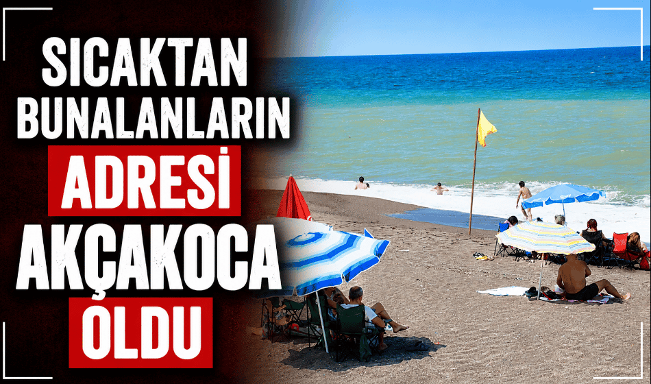 Sıcaktan bunalanların adresi Akçakoca oldu