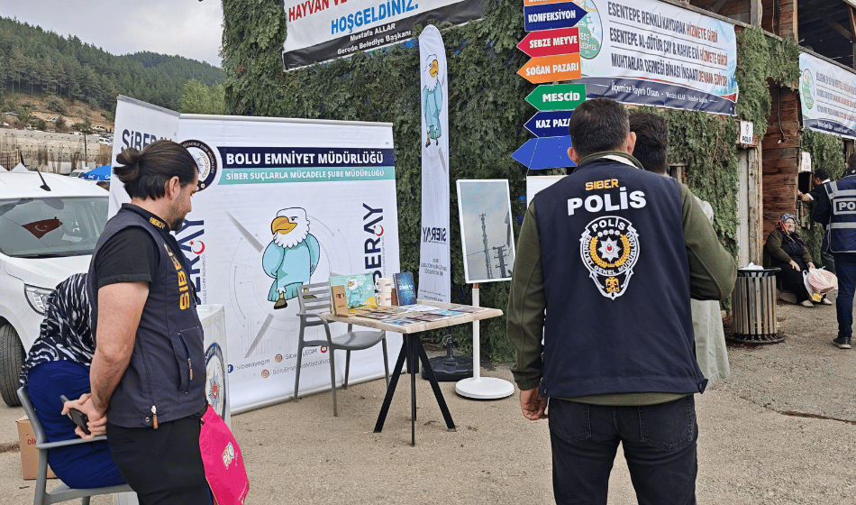 Gerede'de vatandaşlar siber suçlara karşı bilgilendirildi