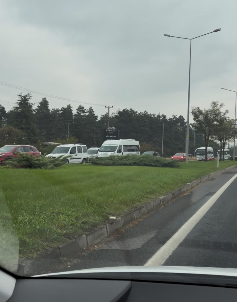 Bolu’da üniversite yolu çile yoluna dönüştü