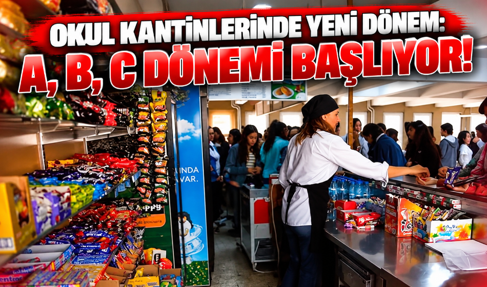 Okul Kantinlerinde Yeni Dönem:A, B, C Dönemi Başlıyor!