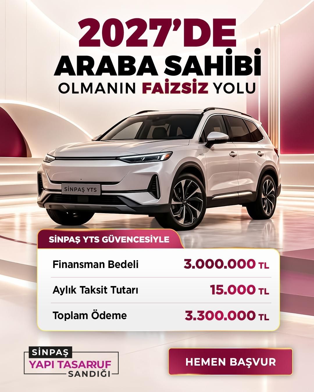 Sinpaş Yts Bolu Şubesi’nden Araç Sahibi Olmak Isteyenlere Fırsat! (4)