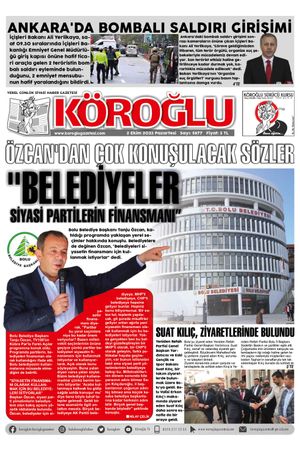 Köroğlu Gazetesi (02.10.2023)