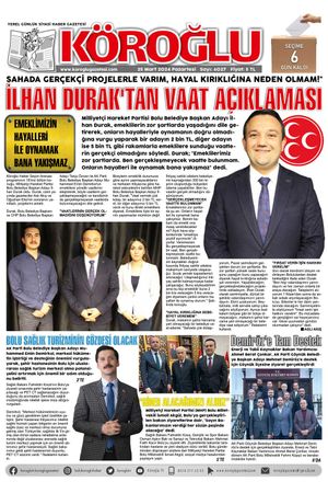 Köroğlu Gazetesi (25.03.2024)