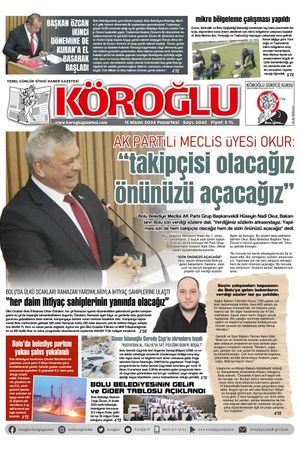 Köroğlu Gazetesi (15.04.2024)