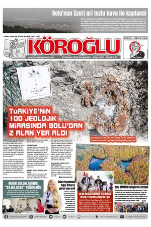 Köroğlu Gazetesi (25.04.2024)