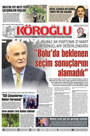 Köroğlu Gazetesi (18.05.2024)